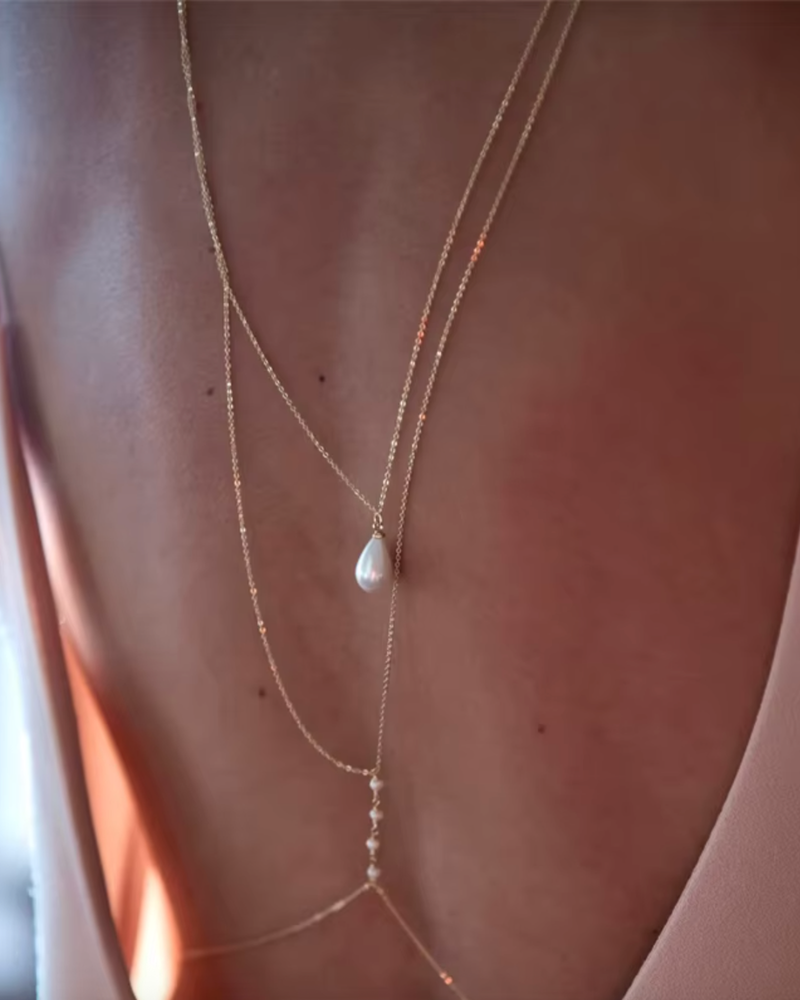 Sommer Schmuck Rückenfrei | Eleganter Körperschmuck