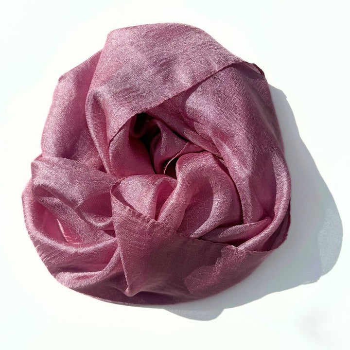 Pink Rosa Schal leicht und gross, kann als Kopftuch, Top, Pareo oder Schal getragen werden 