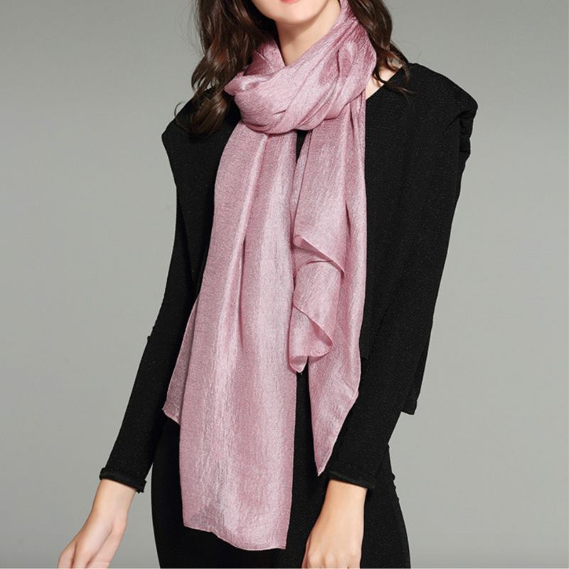 Rosa Schal Tuch Accessoires online bestellen - Leichter chicer Rosa Farbiger Schal 