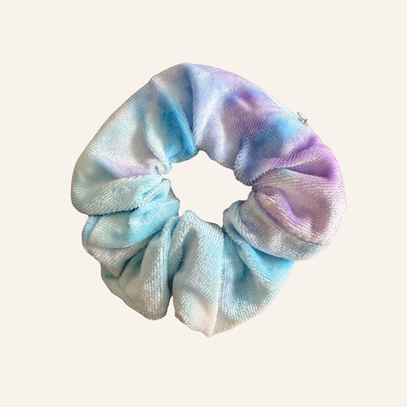 Reissverschluss Scrunchies Haargummi Batik Talamanca