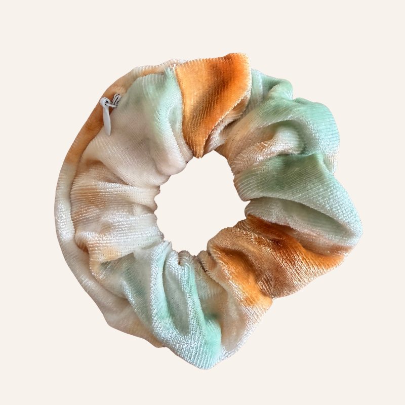 Reissverschluss Scrunchies Haargummi Batik Talamanca