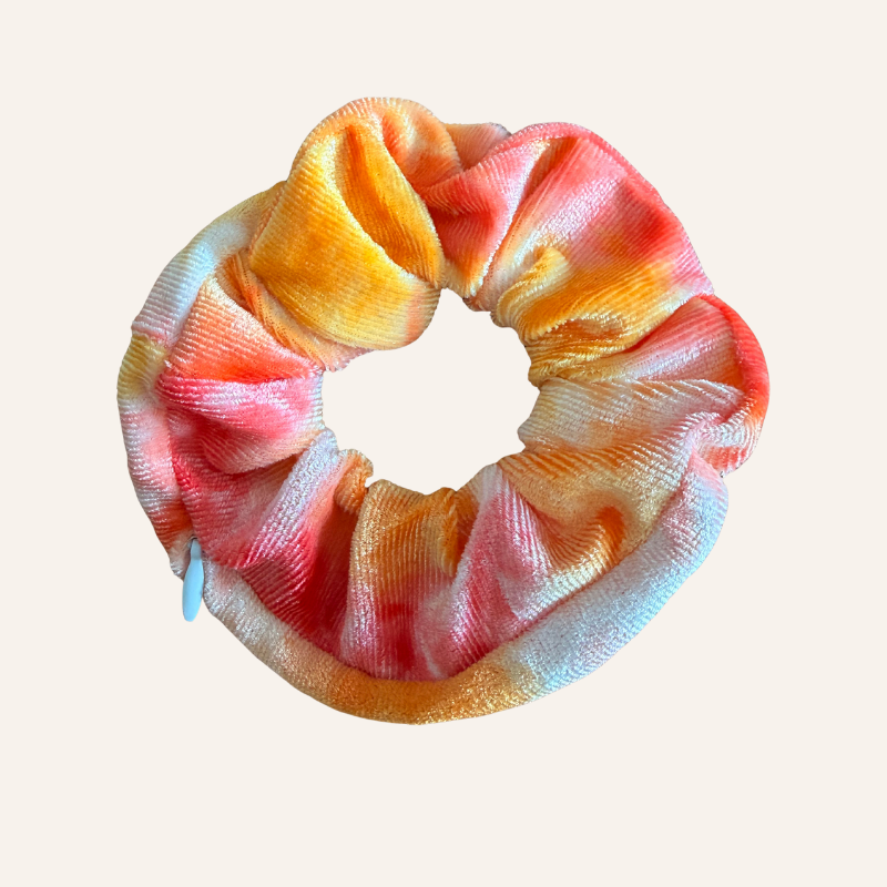 Reissverschluss Scrunchies Haargummi Batik Talamanca