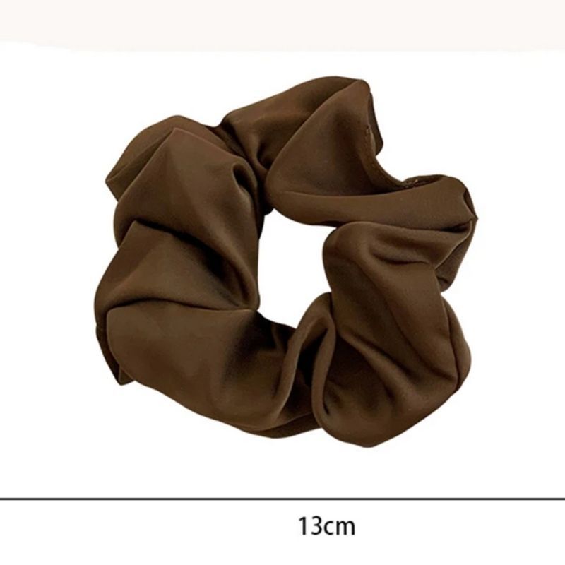 braunes elegantes Damen Haargummi Scrunchies