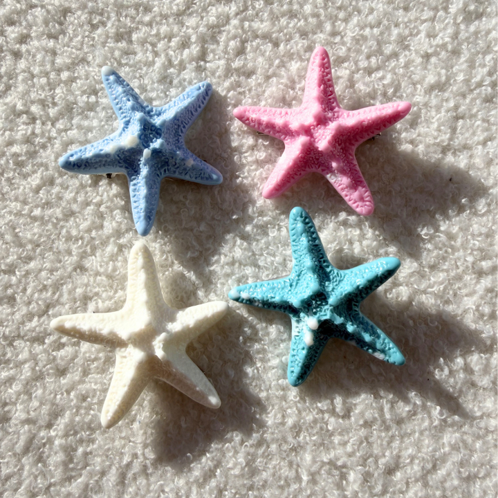 Sommer Haarspange Meer inspiriert Accessoire | Seestern Haarclip in diversen Farben 