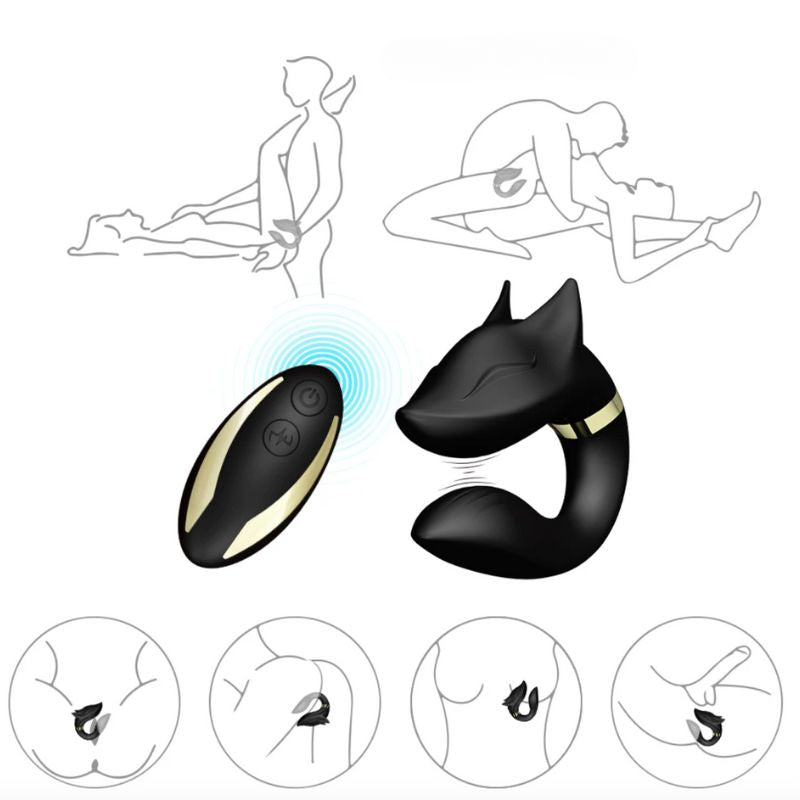 Anwendungsbereich für Foxy Wireless Vibrator für Paare 
