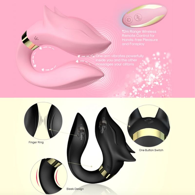 G-Punkt Dual Vibrator 'Foxy' | U-frmiges Design | PureLust G-Punkt Dual Vibrator 'Foxy' | U-frmiges Design | PureLust