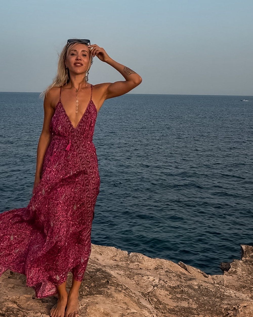 Sommerkleid Pink Paisley Oasis