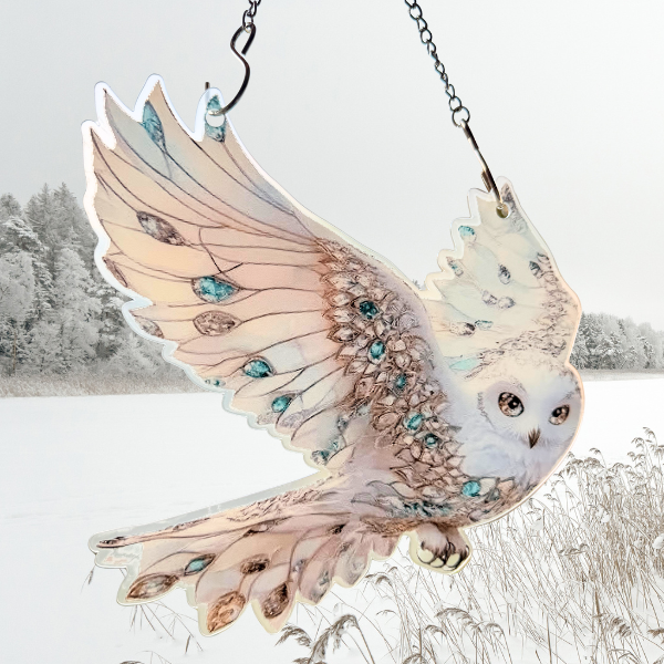 Lichtfänger Frozen Wisdom Owl