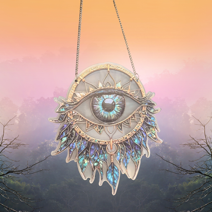 Spiritueller Sonnenfänger Auge | Suncatcher mit Bedeutung 