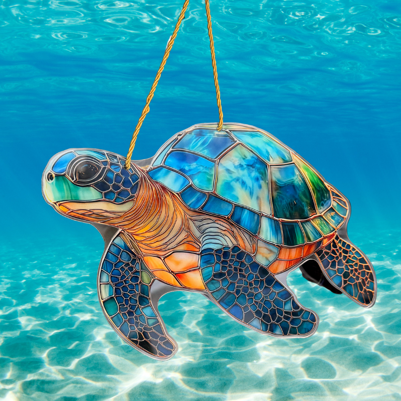 Schildkröten Sonnenfänger Fenster | Suncatcher Fenster Deko