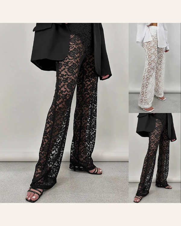 Kombinationsstarkes Essential – schwarze und weisse Hose mit Wow-Effekt