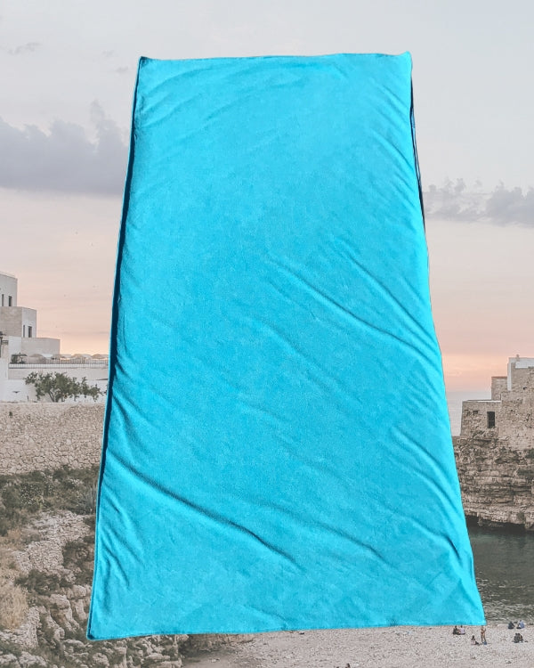 Rückseite vom Strandtuch aus Frottee Mikrofaser 