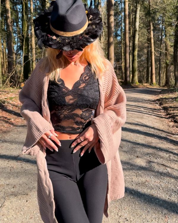 Lange Strickjacke Susy