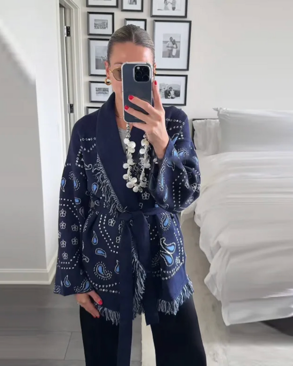 Boho Strickjacke Pacific Aura