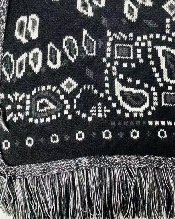 Kaschmir Paisley Strickjacke Ashanti