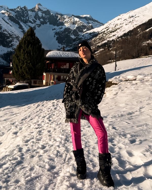 Kaschmir Paisley Strickjacke Ashanti