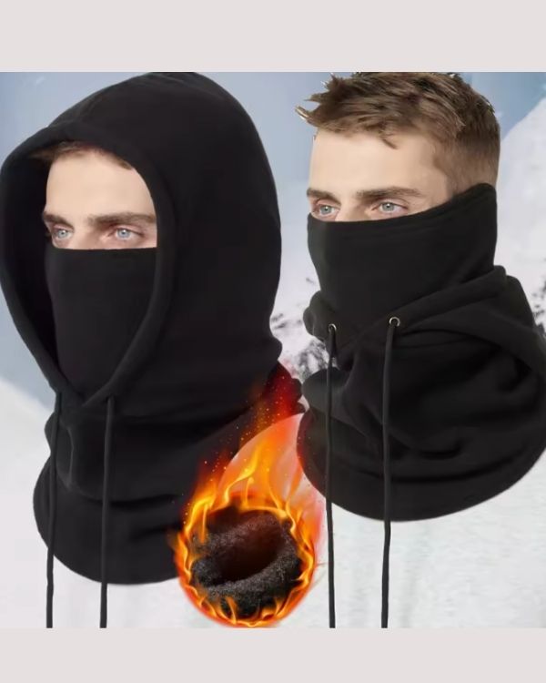 Warme Kappe, Schaal, Maske, 3 in 1 Sturmhaube Wintermütze für Damen und Herren 