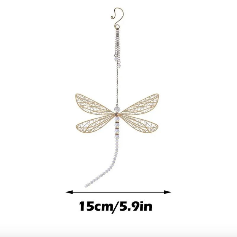 Suncatcher Sonnenfänger mit Libellen Symbol - Libellen Windspiel Wohnaccessoires 