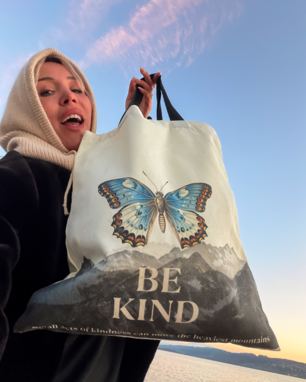Stofftasche | Tote Bag Be Kind Mountain Edition