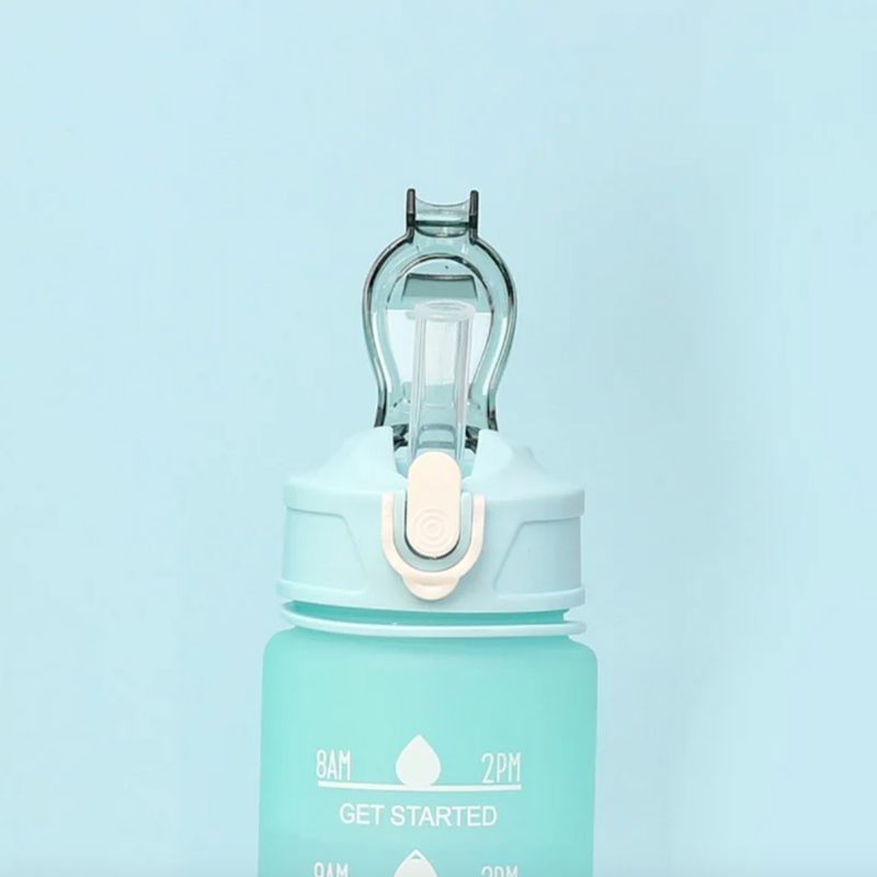 Trinkflasche mit Trink Reminder - Motivierende Trinkflasche 