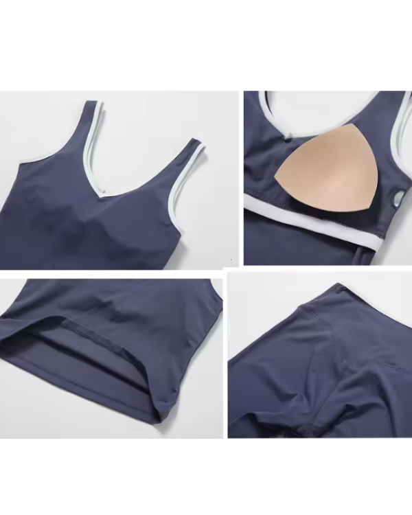 Fitness Outfit für maximale Bewegungsfreiheit - Top mit BH Pads 