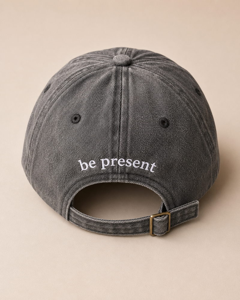 Cap „Tutto Passa“ – Washed Vintage Baseball Cap mit Stickerei