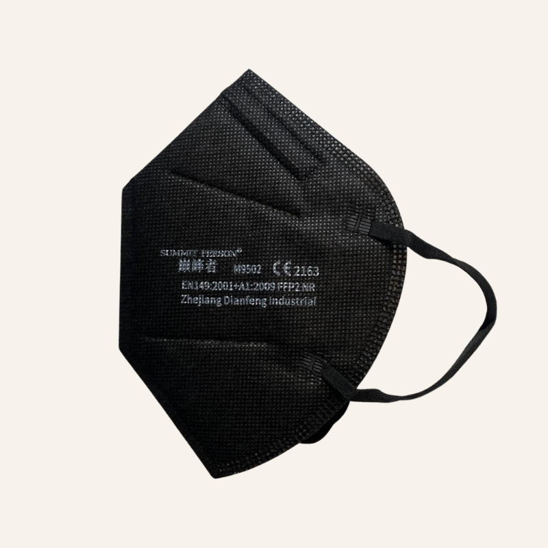 Schwarze FFP2 Schutzmasken