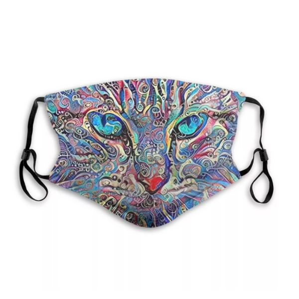 Gesichtsmasken Schutz Psycho Cat