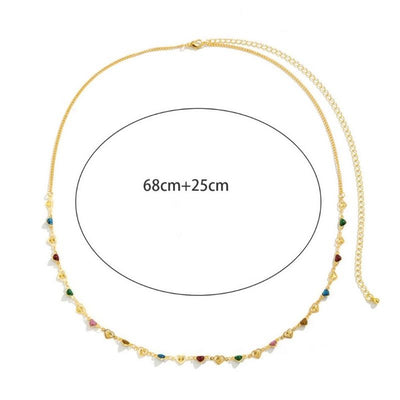 Bauchkette fuer Taille - Sommer Strand Modeschmuck Damen online kaufen