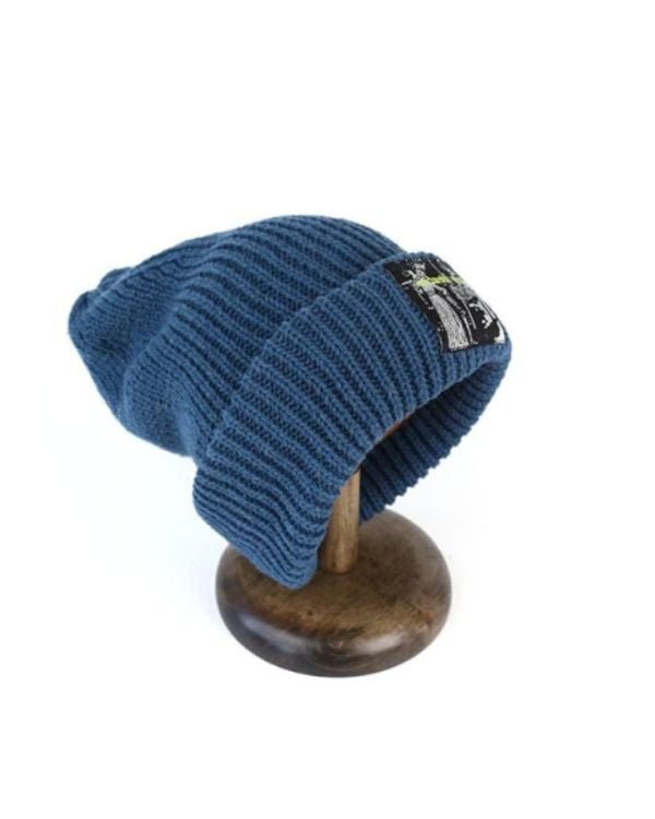 Blaue oversize Beanies Muetzen Schweiz Fashion Just Style 