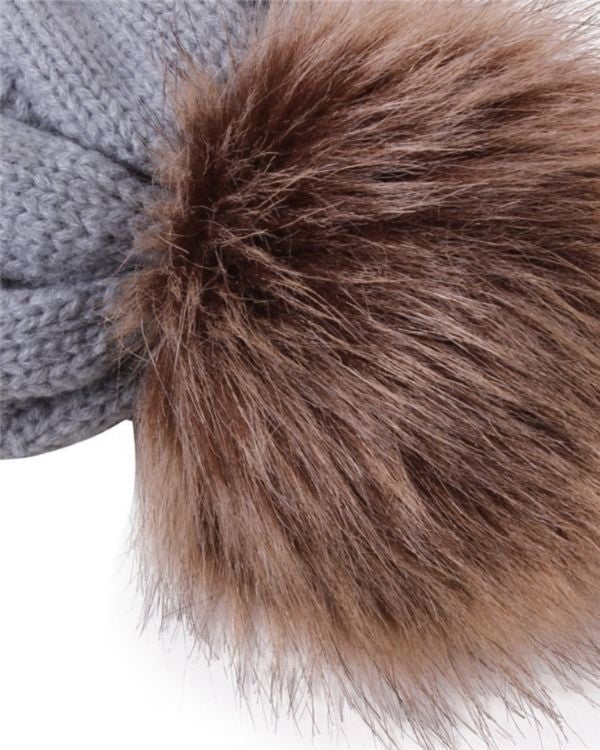 Kunstfell Bommel Wintermuetze 