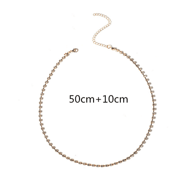 Groesse Strasskette Luxus Beinkette