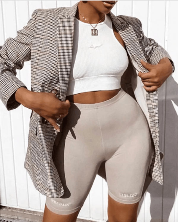 Biker Leggings "catch flights not feelings"