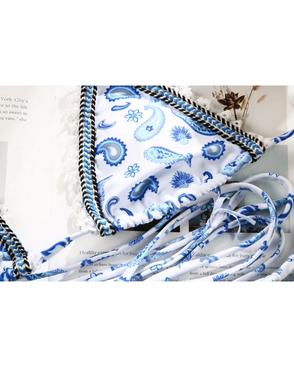 Bikini mit Paisley Bandana Muster