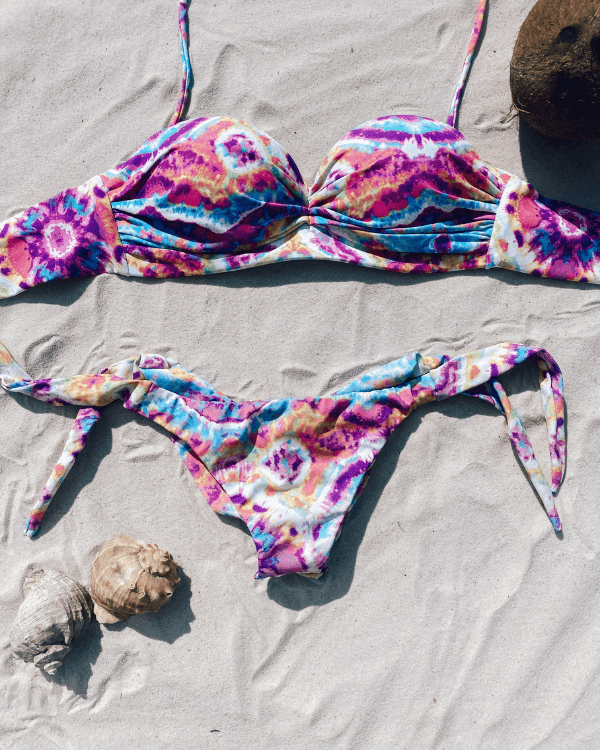 Batik Bandeau Bademode Bikini 
