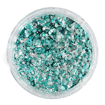 Bion Vegan Make-Up Glitzer in tuerkis silber gemischt