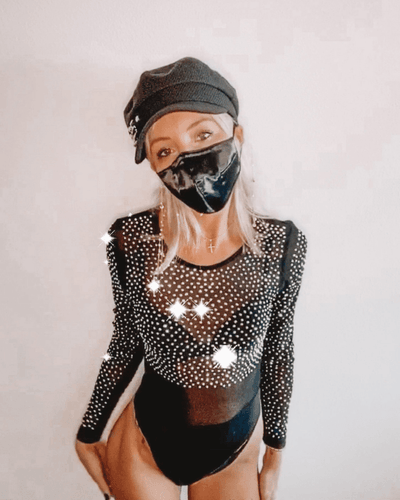Mesh Body mit Glitzer | Bodysuit Damen mit viel Glitzer | Mesh Bodysuit Damen Schweiz | Shine bright like a diamond! 