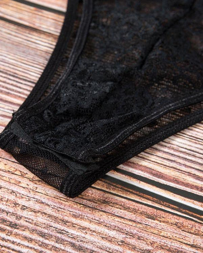Dessous Lingerie Body schwarz