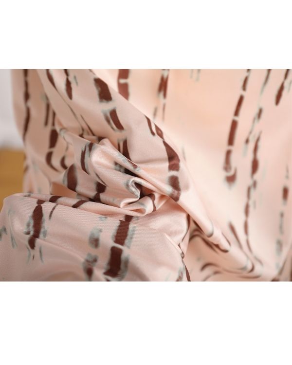 Batik Tie Dye Kleid mit offenem Ruecken 