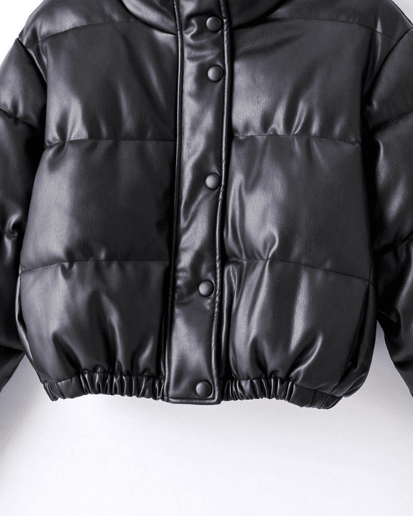 Bomber Kunstleder Jacke Damy