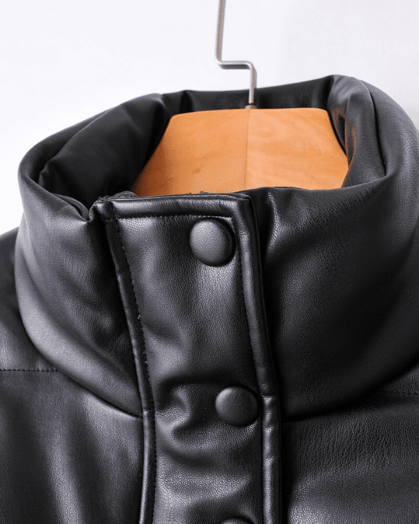 Bomber Kunstleder Jacke Damy