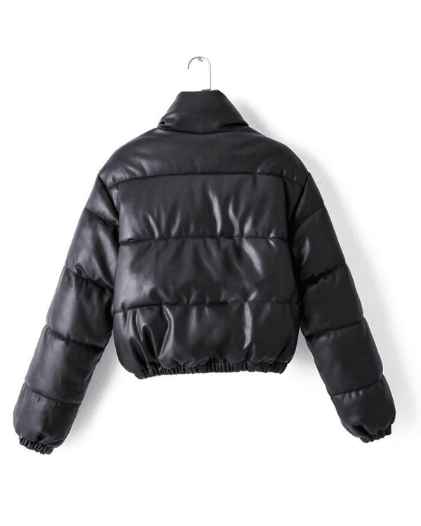 Bomber Kunstleder Jacke Damy