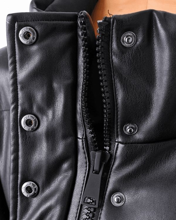 Bomber Kunstleder Jacke Damy