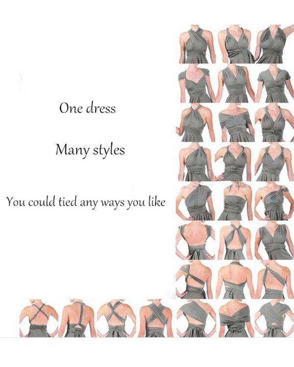 Diverse Arten um das Kleid zu tragen - Binde dein Kleid in vielen diversen Styles 