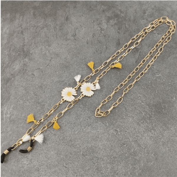 Brillenkette Daisy Flower
