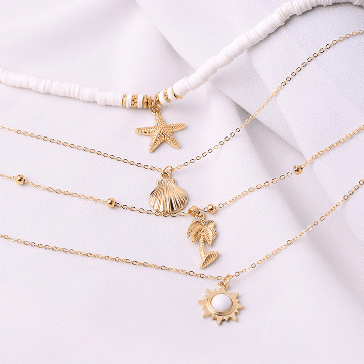 Boho Beach Style Halsketten Schmuck Accessoires