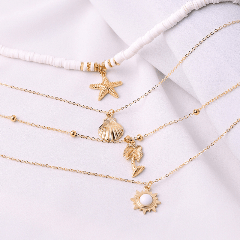 Boho Beach Style Halsketten Schmuck Accessoires