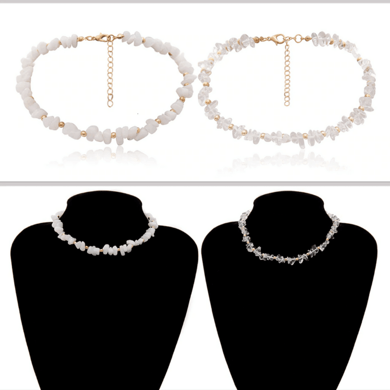 Choker Halsketten aus Natursteinen kaufen