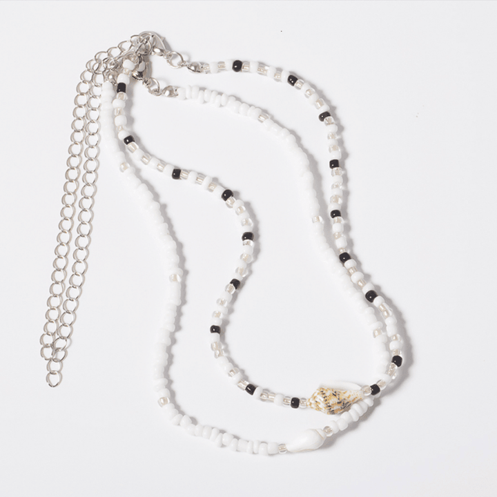 Zwei Perlenketten Halsketten Choker im Set