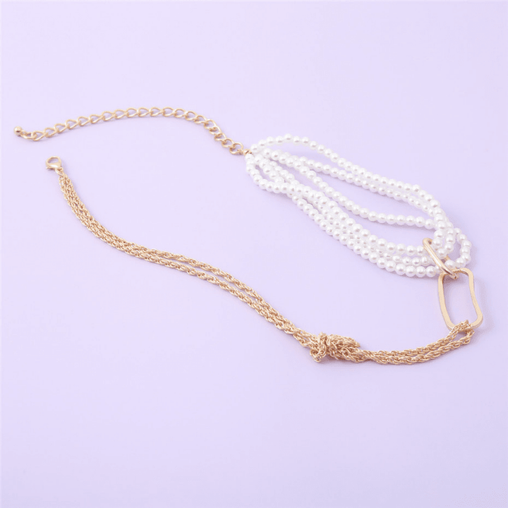 Perlen Choker Halskette Damen Schweiz